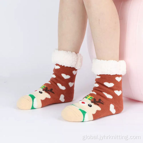 Fuzzy Bed Socks Women Lounge Slipper Socks With Sherpa Lining Supplier